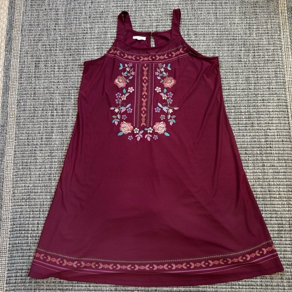 Maurices Red Sleeveless Sundress Sleeveless Mini